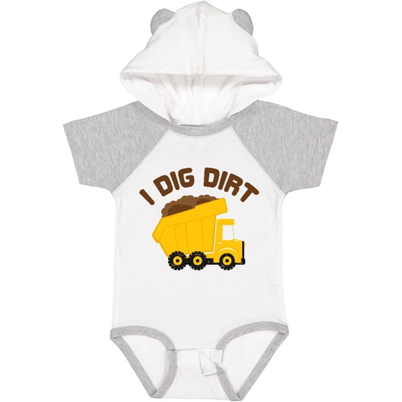 Inktastic I Dig Dirt Boys or Girls Baby Bodysuit