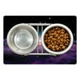 thumbnail image 1 of Galaxy Pet Mat for Food and Water, Spiral Galaxy in Outer Space Andromeda Nebula Star Dust Universe Astronomy Print, Non-Slip Rubber Mat for Dogs and Cats, 18" X 12", by Ambesonne, 1 of 2