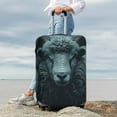 thumbnail image 7 of Hirioo Moody Ram Portrait for Elasticity Suitcase Cover (No luggage Included) Durable Luggage Protector Fits 18-32 Inch Luggage-Small, 7 of 7