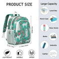 thumbnail image 6 of Great Pyrenees Dog and Flower Backpack for School,Cute School Bag,Schoolbag with Adjustable Shoulder Straps & Padded Back,15"x11.42"x5.5", 6 of 6