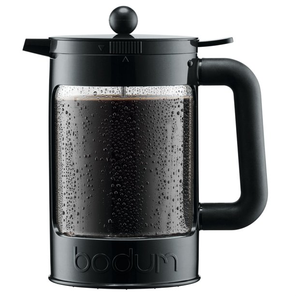 Bodum Bean Cold Brew Press and Iced Coffee Maker, 51 Ounce, Black