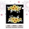thumbnail image 5 of Summer Mailbox Cover Magnetic Fall Sunflower Waterproof Mail Wraps Autumn Butterflies Floral Post Letter Box Covers Farmhouse Rustic Flowers Mailbox Covers Decor for Garden Yard 18x21 Inch, 5 of 5