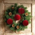 thumbnail image 4 of Christmas Tree Decoration Plastic Ornament Set Hanging Xmas Tree Ball for Xmas Holiday Wedding Party Christmas Ornaments (9 pcs), 4 of 6