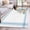 Sky Blue, variant on Summer Coastal 2'x3' Washable Rug, Nautical Beach Marine Life Beige Striped Non-Slip Soft Doormat Area Rugs for Entrance Bathroom Bedsides, Carpet for Kitchen Bedroom, Entryway Floor Mat
