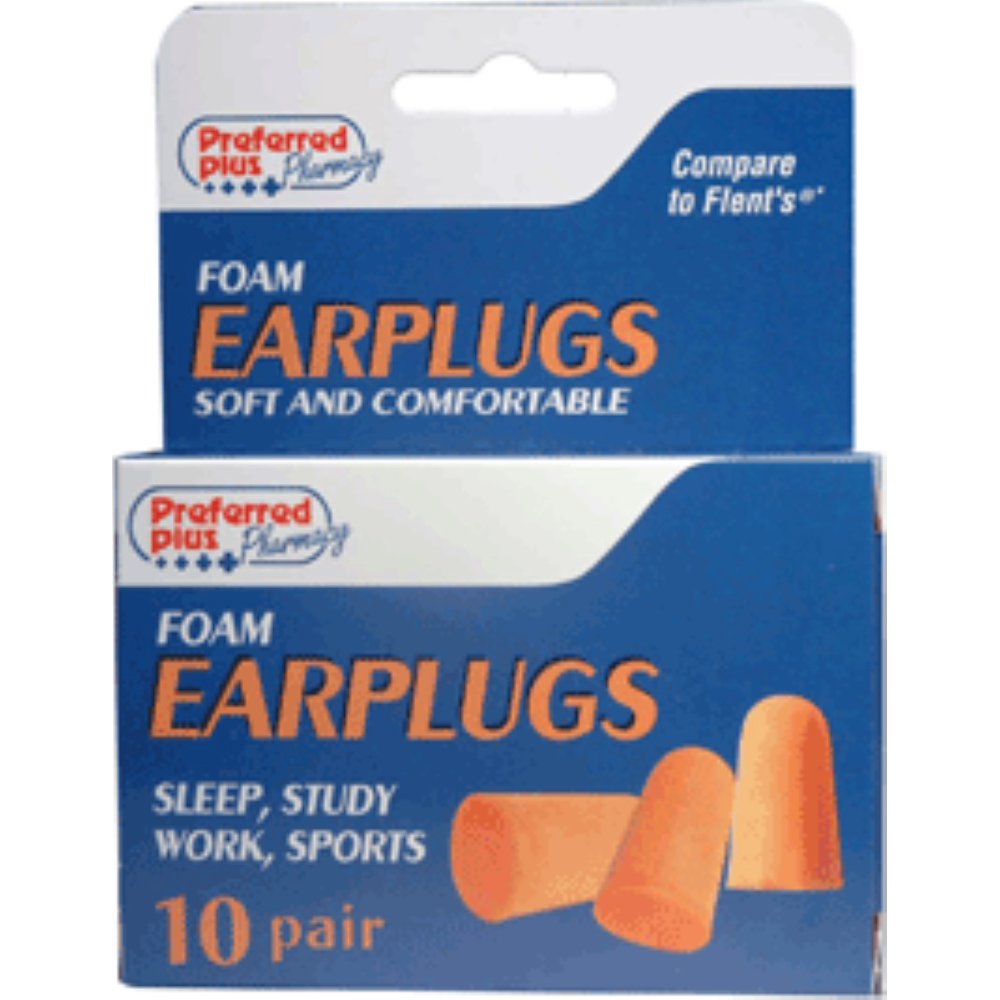 Ear Plugs, Foam 10 pair