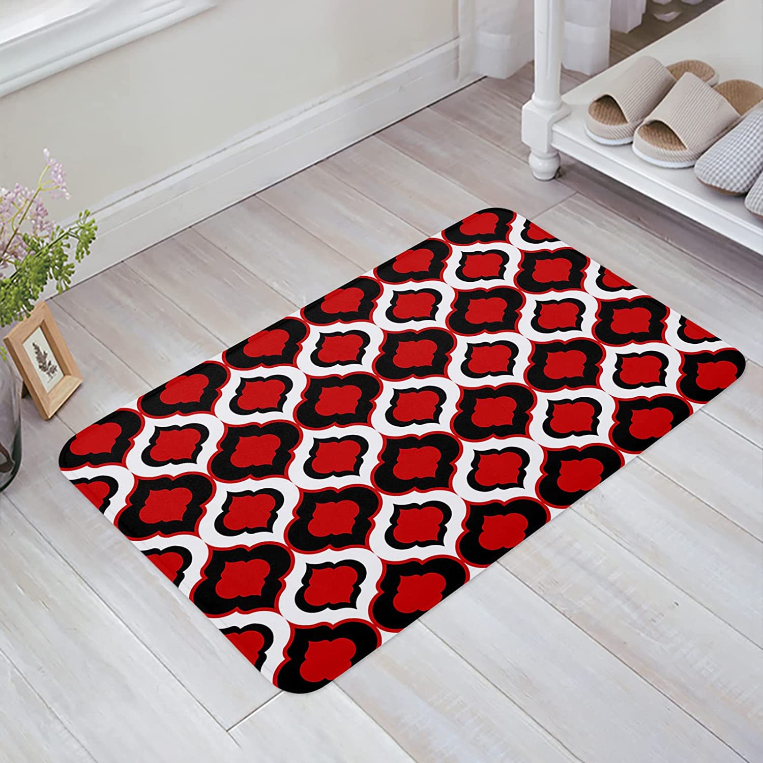 Outdoor Rug 20x32in Area Rug Absorbent Door Mat Low Profile Kitchen