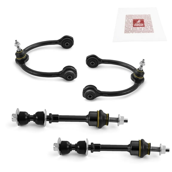 Metrix Premium Chassis Parts - 4 PC Front L/R Upper Control Arm & Front Sway Bar Stabilizer End Link Kit Fits 05-08 Ford F-150 4WD, 06-08 Lincoln Mark LT 4WD, RK80306, RK80308, K80338
