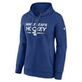thumbnail image 2 of Women's Fanatics  Blue Toronto Maple Leafs Authentic Pro Pullover Hoodie, 2 of 3