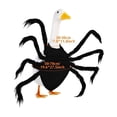 thumbnail image 4 of AZXY Halloween Porch Goose Outfit, Halloween Decorations Outdoor Furry Giant Spider Costume Set for 23 Inch Cement Plastic Porch Goose Statue, Lawn Patio Fall Party Ornament, 4 of 7
