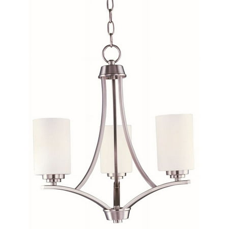 

20033SWSN-Maxim Lighting-Deven- 18 Inch 3 Light Semi-Flush Mount in Contemporary style-Satin Nickel Finish