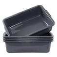 thumbnail image 6 of Yesdate 4-Pack 32 L Large Bus Tubs, Commercial Tote Box, Plastic Bus Box, Grey, 6 of 6