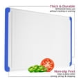 thumbnail image 4 of Plastic Cutting Boards for Kitchen - Large 18 x 12 Inch Rubber Cutting Board with Juice Grooves, Non-Slip, Dishwasher Safe Cutting Boards - Thick, Durable Carving and Cutting Board for Meat, 4 of 6