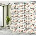 thumbnail image 5 of Ambesonne Polka Dots Shower Curtain, Modern Colorful, 69"Wx84"L, White Multicolor, 5 of 5