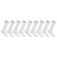 thumbnail image 4 of Diabetic Socks Men's & Women Crew Style Physicians Approved Socks, 9 Pairs, (White, 9-11), 4 of 5