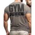thumbnail image 7 of GYMISH Gym Junkie Workout T-Shirt for Men – Back Design Gym Shirt, Funny Workout Tee, Men's Athletic Shirt, Gym Wear, Lifting T-Shirt, Workout Clothes for Men, 7 of 7