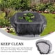 thumbnail image 5 of Inteprter Paquete de 2 barriles de lluvia cubierta de malla accesorios protectores de cubo de agua Jardín y Patio, 5 of 6