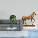 thumbnail image 2 of Elegante colección de esculturas de animales con figuras de y caballo para dormitorio, oficina, sala de estar, estantería o decoración del h, 2 of 8