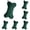 Green, variant on Christmas Stockings 5 Pack 16.5 Inch, Cable Knit Bone Shaped Xmas Stockings for Family Dogs Pets, Large Size Knit Stockings for Fireplace Mantel Holiday Party Decor, White