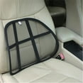 thumbnail image 6 of 2 Pcs Mesh Back Support for Car,Breathable Mesh Lumbar Support,Ergonomic Backrest with Double Sturdy Adjustable Straps,for driver, Office Chair, Wheelchair,Car (Black), 6 of 7