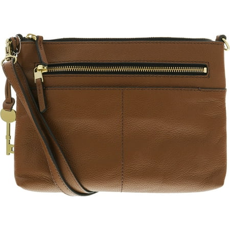 Fossil - Fossil Women&#39;s Small Fiona Crossbody Bag Leather Cross Body - Brown - mediakits.theygsgroup.com