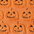 thumbnail image 4 of Jewlalo Halloween Throw Pillow Covers 18x18 Set of 2, Orange Evil Pumpkin Decorations Pillow Cases Soft Plush Faux Fur Wool Couch Cushion Case for Couch Bed Sofa Living Room Home Decor, 4 of 6