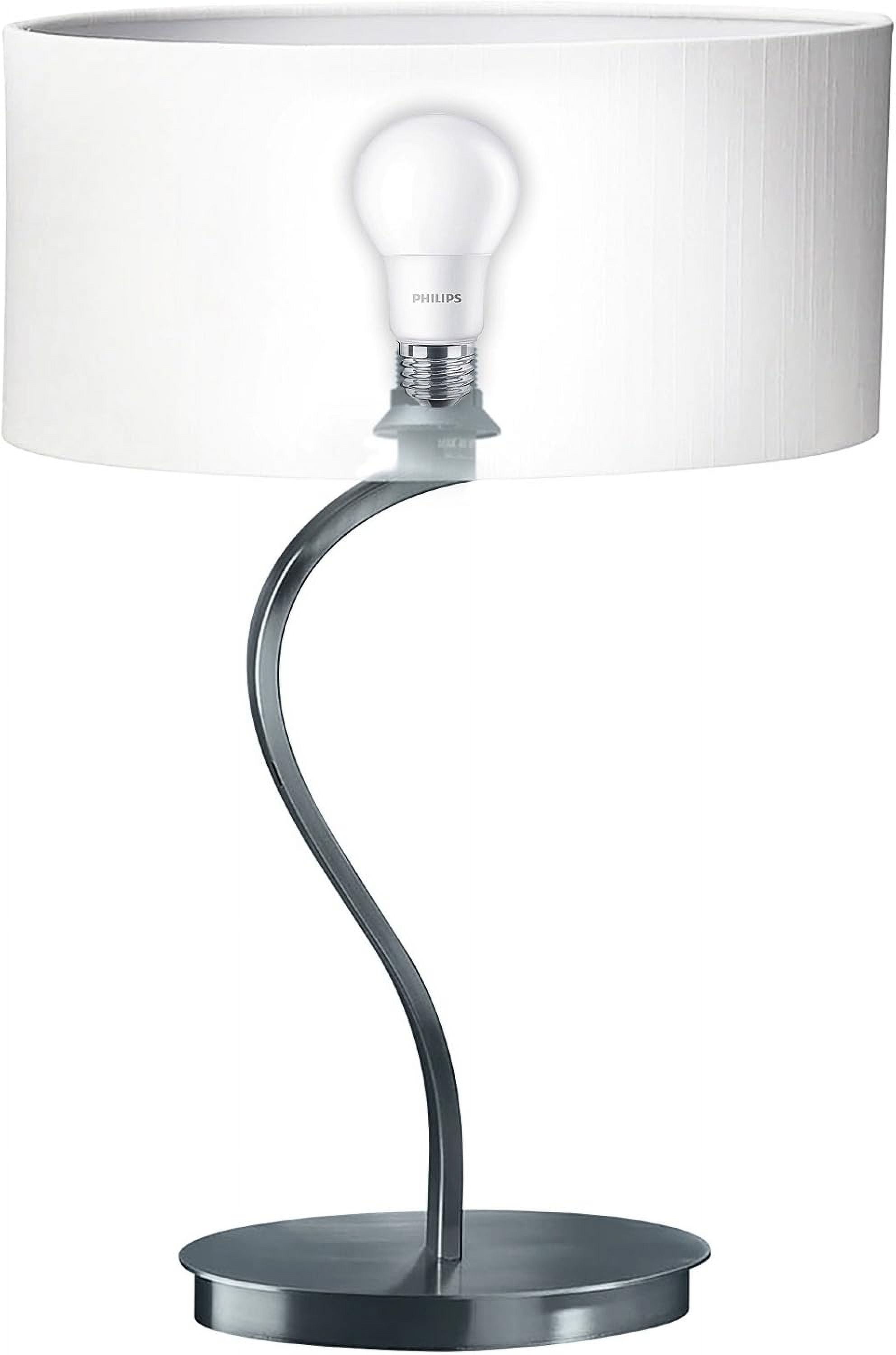 Philips LED Light Bulb, A19 Non-Dimmable Frosted, 800 Lumens, 10 Watts, Daylight White, 8-Pack