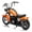 Orange color, variant on Electric Motorcycle for Kids, 24V 250W Kids Electric Dirt Bike, Two Speed Max Up to 14MPH & 60 Minutes Continuous, with LED Lights, Leather Seat, Rear Brake, Electric Motorbike for Kids/Teens