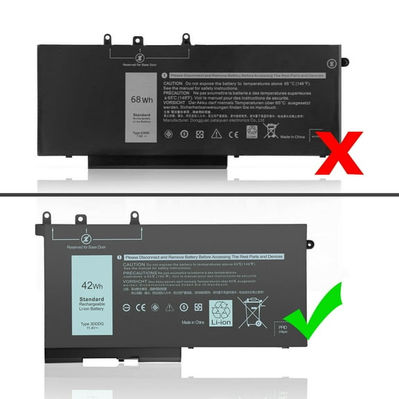 Battery For Dell Latitude 5280 5480 5580 5590 5490 5288 5290 5488 Notebook