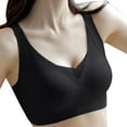 thumbnail image 1 of Soutien-gorge Confortable Aguichant Sans Trace pour Femmes avec Soutien Doux, Rassemblement de Poitrine pour une Protection Anti-Chute, Fermeture Sécurisée pour Usage Quotidien et Toutes Saisons Noir, 1 of 4