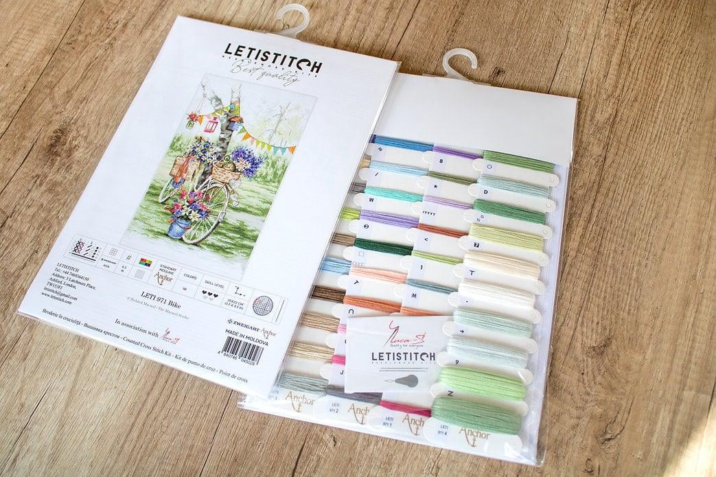 Letistitch Bike Counted Cross-Stitch Kit