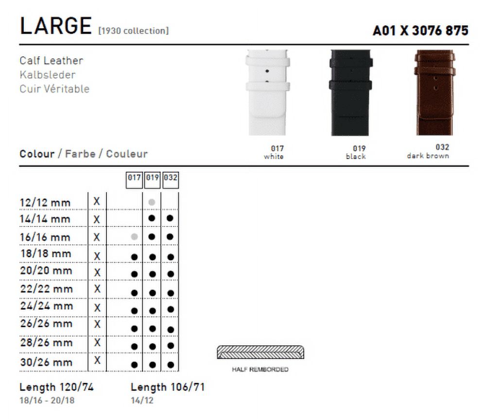 MORELLATO ITALY 18mm White カーフ・アリゲーター型押 Samba Morellato Leather Strap A01X2269480017CR16, White, Strap |