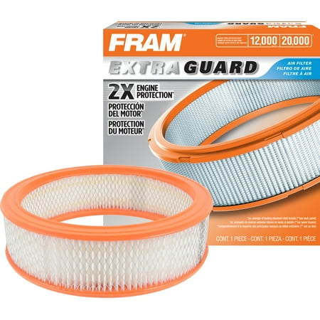 FRAM Extra Guard Engine Air Filter, CA3588, 12K miles, Engine Protection, for Select Vehicle