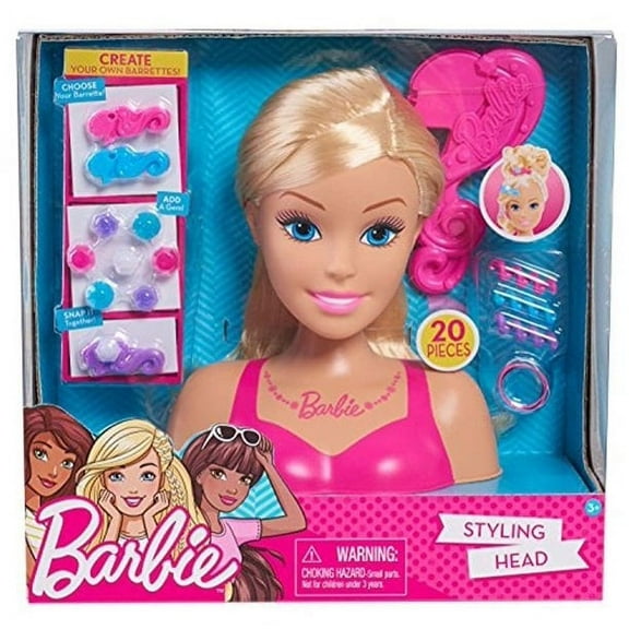 Barbie Styling Head Blonde Hair