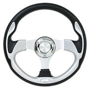 New World Motoring Performance Style 12 1/2" Boat Steering Wheel - Includes Horn & Keyway Adapter