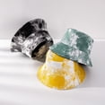thumbnail image 4 of Reversible Tie-dye Cotton Bucket Hat with Wide Brim for Sun Protection - Unisex Style, 4 of 8