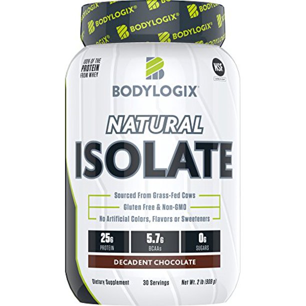 Bodylogix Natural Whey Isolate Protein Powder, NSF Certified for Sport
