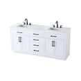 thumbnail image 6 of Elegant Kitchen and Bath Alden 72 inch Double Bathroom Vanity in White, 6 of 10