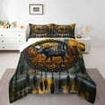 thumbnail image 2 of Elk Deer Comforter Set Dream Catchers Bedding Sets s,Boho Feather Quilt Bed Set Woodland Animals Duvet Insert,Exotic Bohemian Decor, 2 of 7