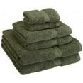 thumbnail image 1 of 900GSM Egyptian Cotton 6-Piece Towel Set  Forest Green, 1 of 5