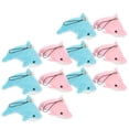 thumbnail image 4 of 12 piezas colgantes de la cadena de llaves de llave llaves de felpa de peluche decorativo accesorio de delfín relleno, 4 of 6