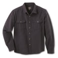thumbnail image 2 of Guide Gear Long Sleeve Cotton Chamois Shirt, Irregular Navy LARGE, 2 of 6