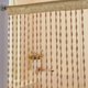 thumbnail image 3 of Cadena para puerta, cortinas de 39x79 pulgadas, panel beige, bolas suaves, flecos románticos con purpurina, divisor de habitación, decoración del hogar, boda, niñas, beige, 3 of 5