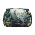 thumbnail image 2 of Disketp Tropical Parrot Floral Artwork Estuche de Lápices de Doble Capa con Tapa Abatible y Cremallera, Organizador Escolar para Adolescentes y Adultos, 2 of 7