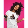 thumbnail image 2 of Yorkie Puppies Sitting T-Shirt Women -SPIdeals Designs, Female Small, 2 of 4