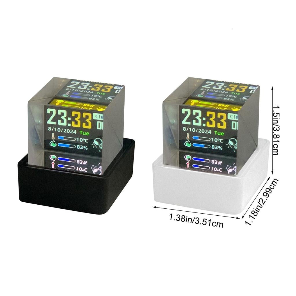 Giaone WiFi Weather Stations Clock Digital Clock with Temperature Humidity