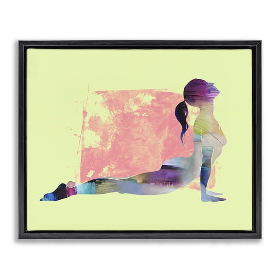 Stupell Industries Eclectic Black Floating Frame Canvas Art, 21 x 17, by Tim Parker