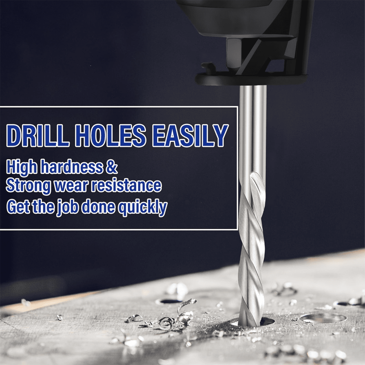 100 Pieces Drywall Drill Bits Pilot Point Cutting Drill Bits Diameter Drywall Router for Spiral Saws (5/32 Inch)