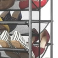 thumbnail image 4 of Whitmor 5-Tier Metal Rolling Shoe Rack, 2-Sided Closet Shoe Cart, Space-Saving Design, 30-Pair Capacity, Gunmetal Gray, 4 of 6