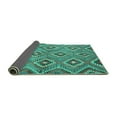 thumbnail image 2 of Ahgly Company Indoor Rectangle Southwestern Turquoise Blue Country Area Rugs, 8' x 10', 2 of 4