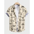 thumbnail image 5 of Camisa hawaiana con estampado de ovni y cohete para hombres y mujeres, blusa con estampado 3D de abstracción artística, camisas hawaianas holgadas de manga corta con solapa para niños, 5 of 5